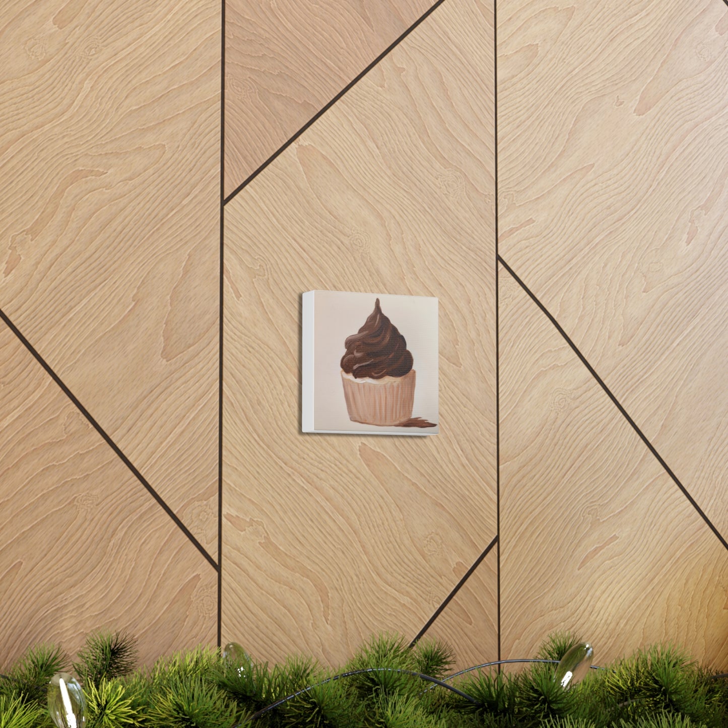 Chocolate Cupcake Canvas Gallery Wraps
