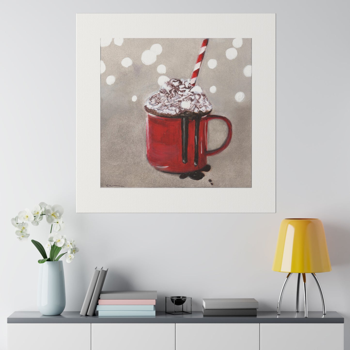 Hot Cholate Matte Canvas, Stretched, 0.75"