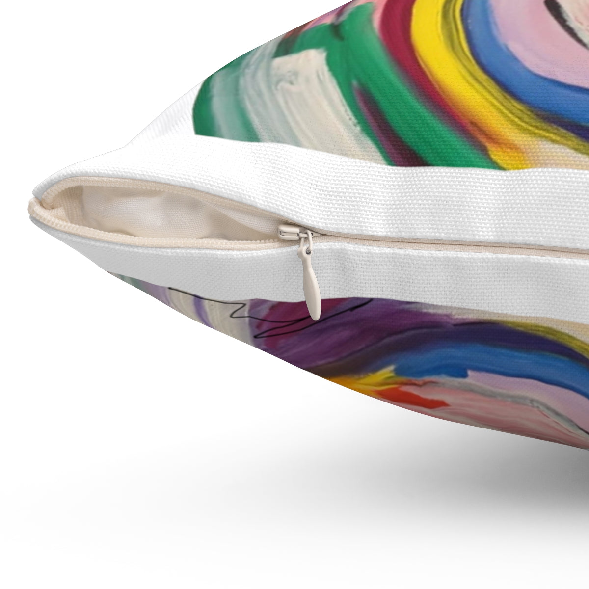 Pop Pig Spun Polyester Square Pillow