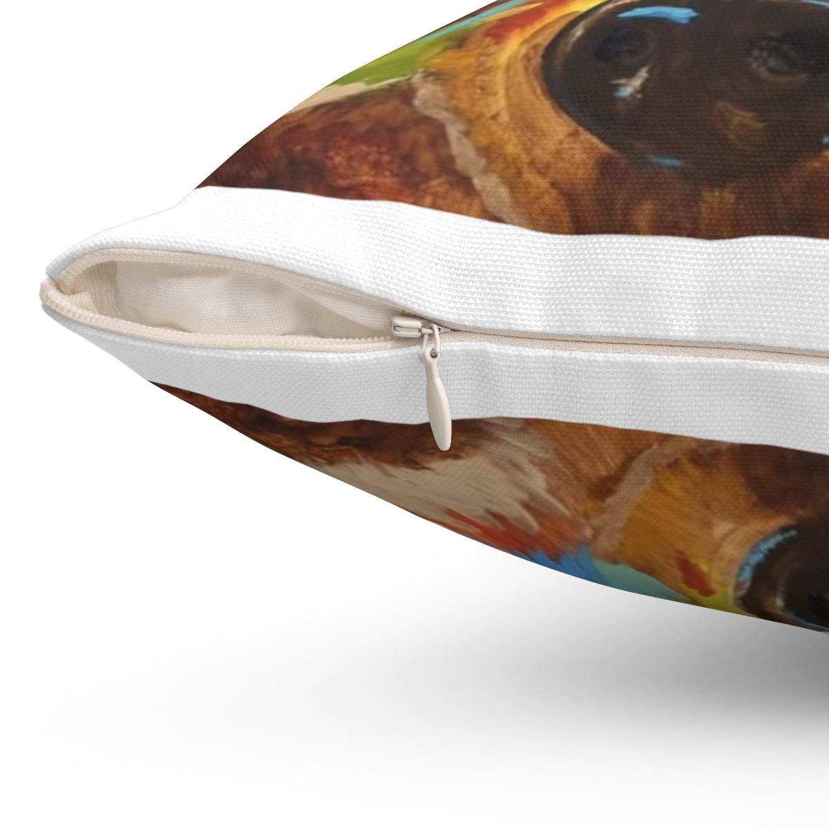 Pop Bear Spun Polyester Square Pillow