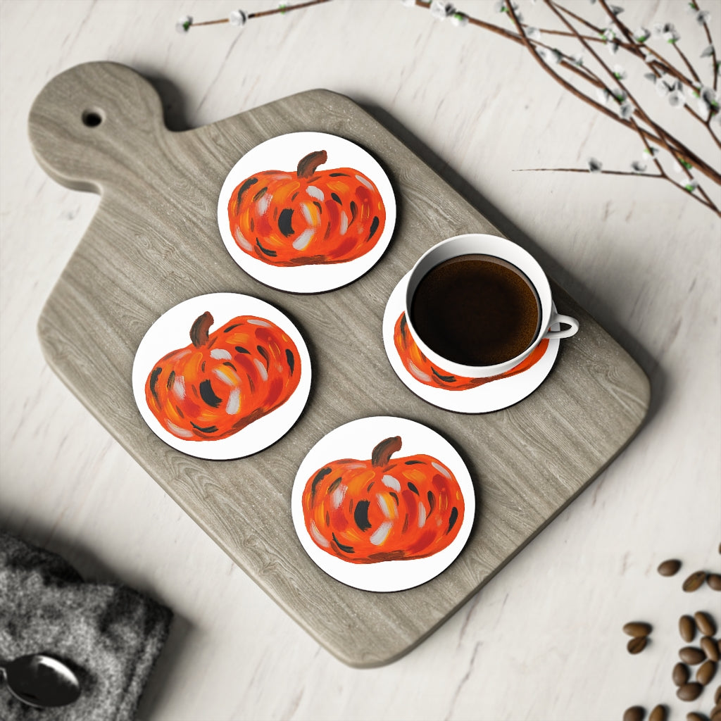 Fat Pumpkin Coasters