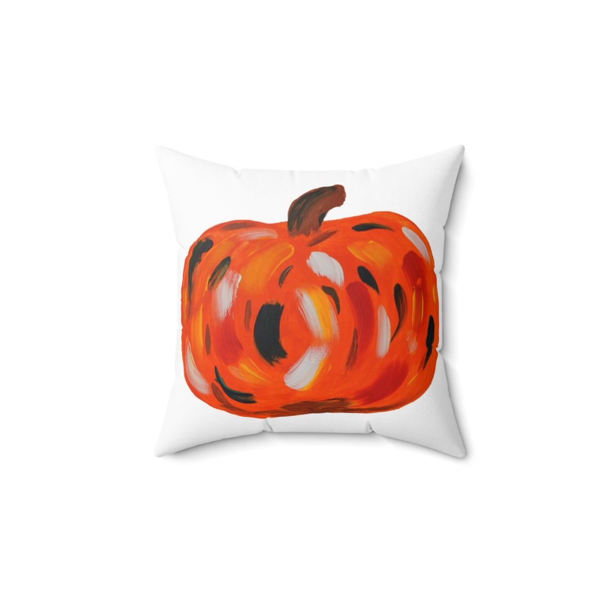 Pumpkins Spun Polyester Square Pillow