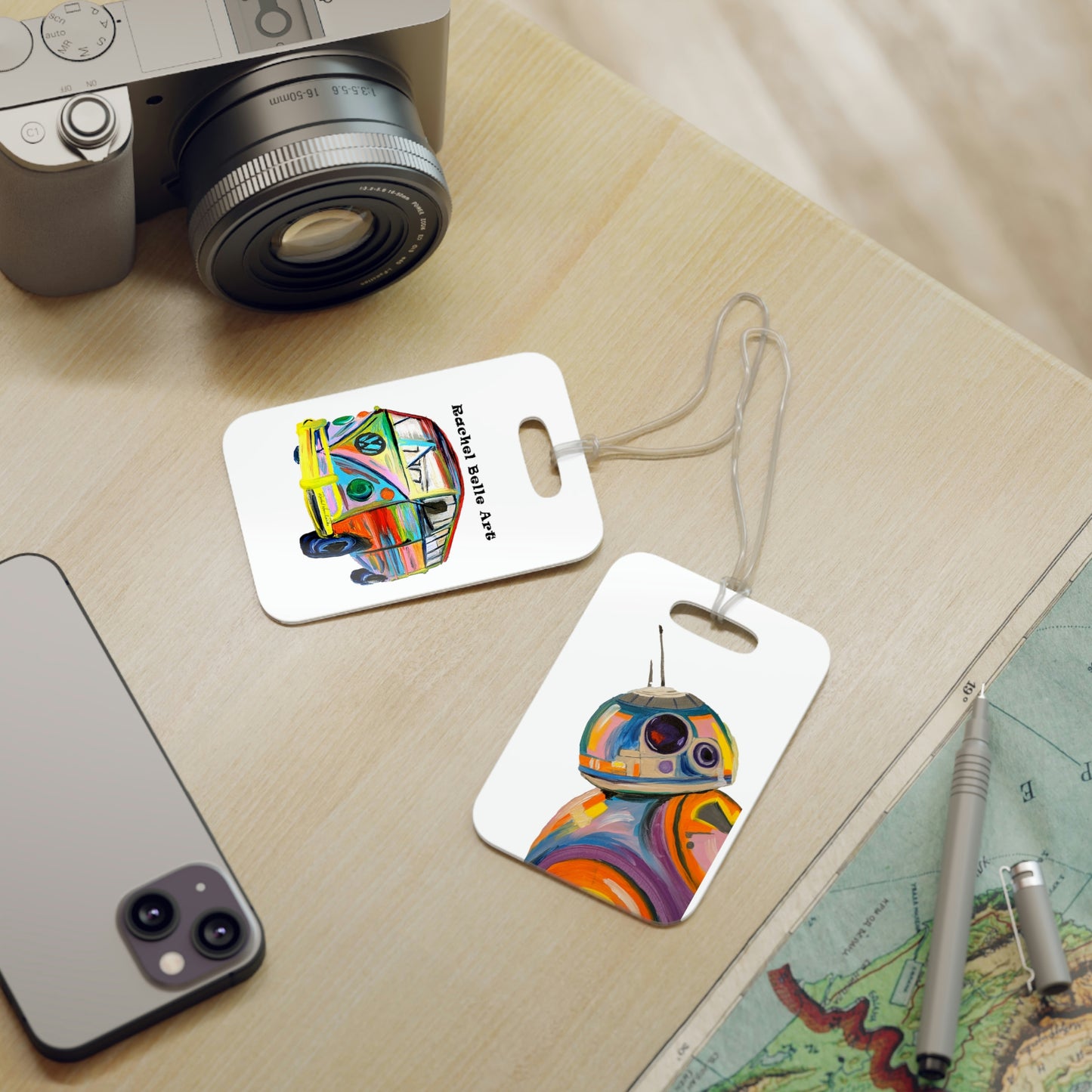 Rachel Belle Art Luggage Tags