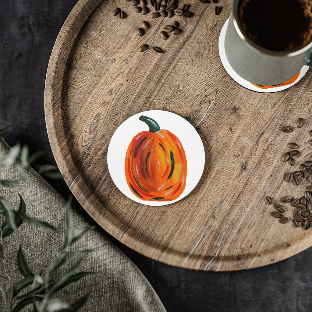 Tall Pumpkin Coasters
