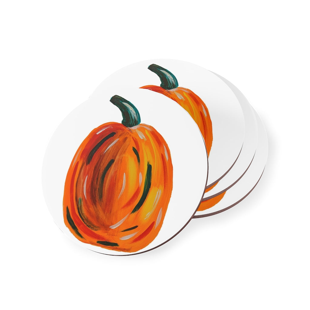 Tall Pumpkin Coasters