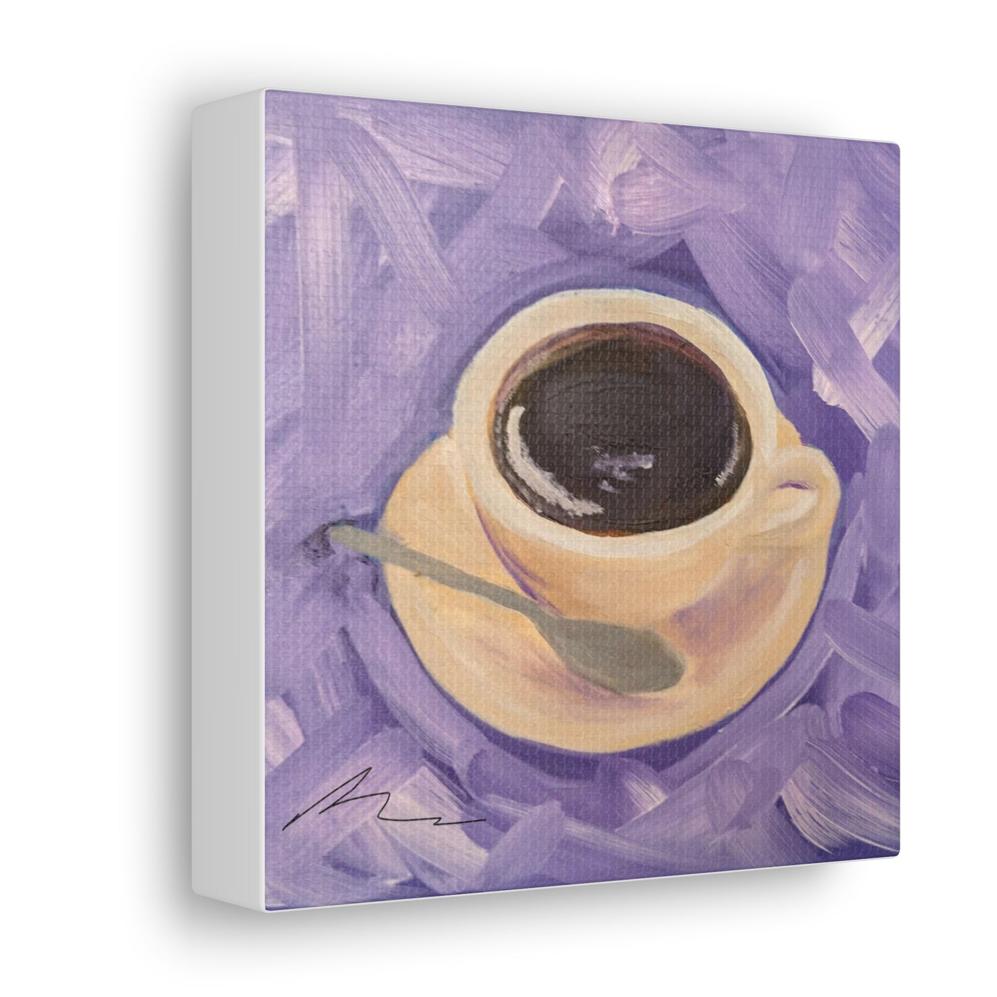 Purple Coffee Canvas Gallery Wraps