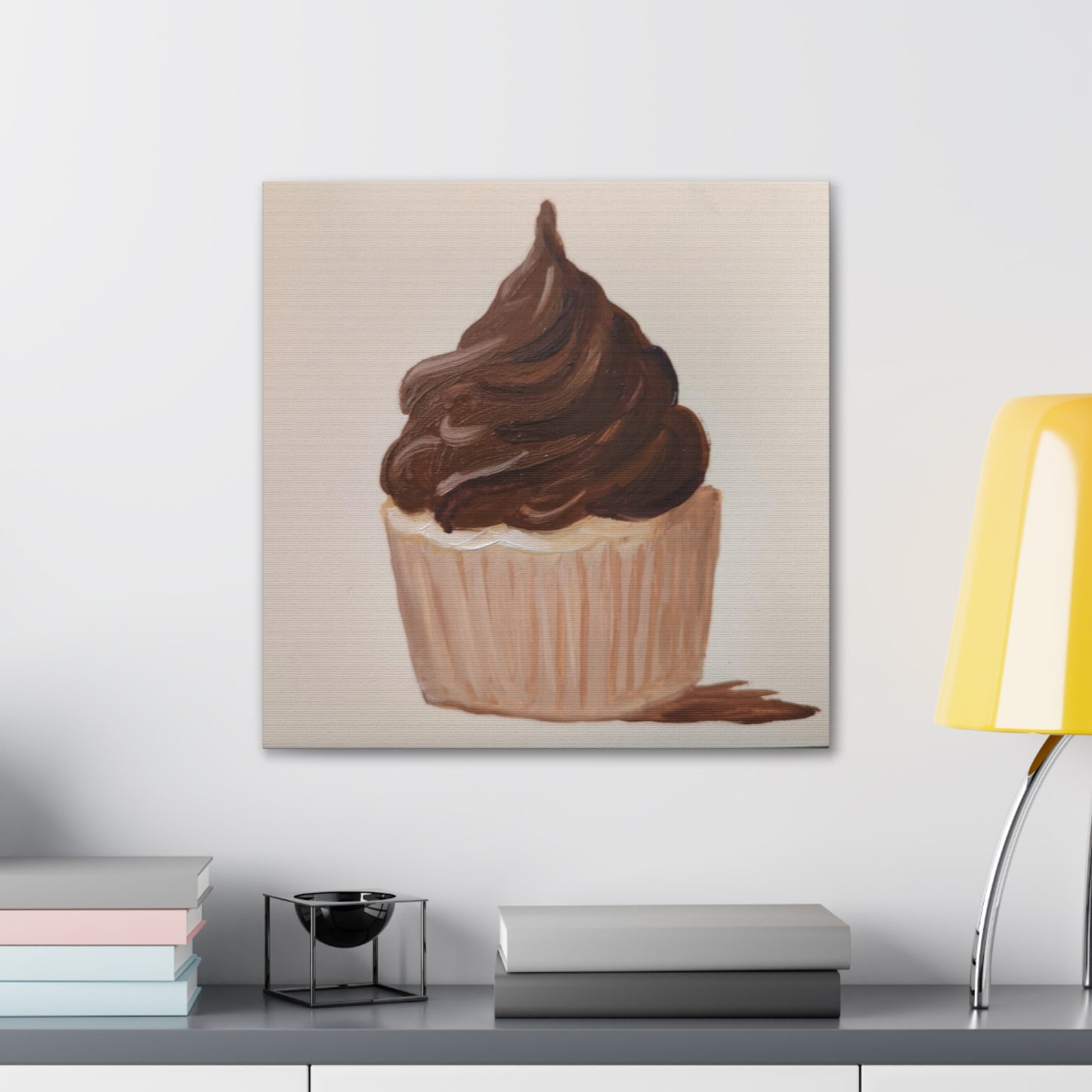 Chocolate Cupcake Canvas Gallery Wraps