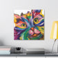 Pop Cat on Canvas Gallery Wraps