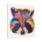 Pop Raccoon Canvas Gallery Wraps