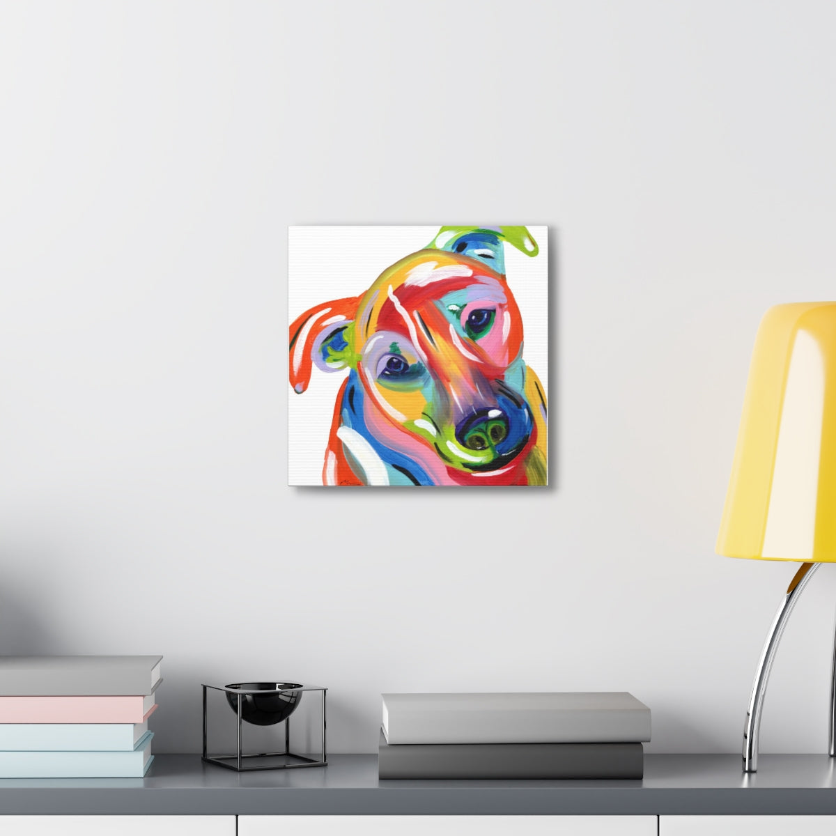 Pop Dog on Canvas Gallery Wraps