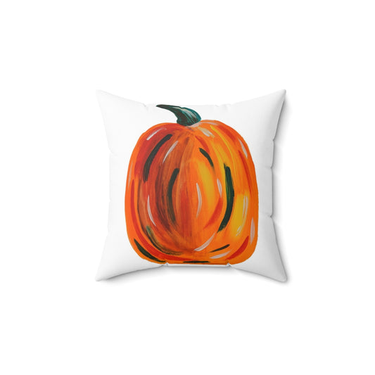 Pumpkins Spun Polyester Square Pillow
