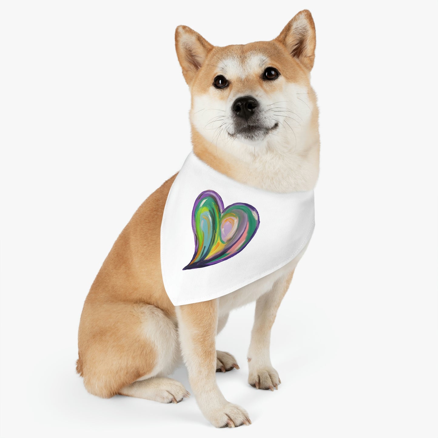 Purple Heart Pet Bandana Collar