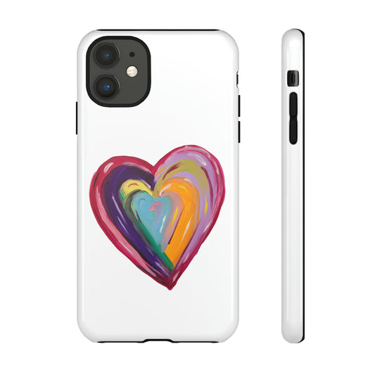 Pink Heart Tough Cases