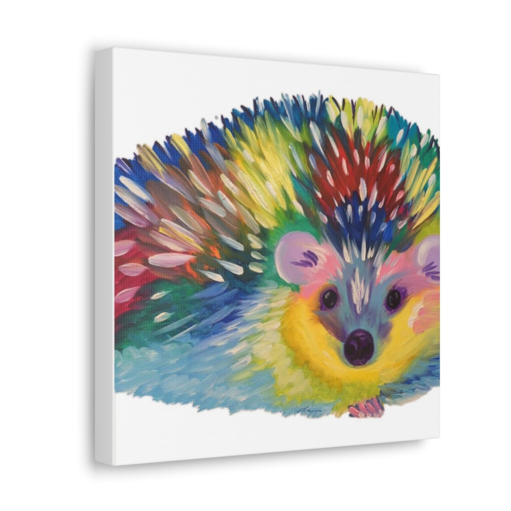 Pop Hedgehog Canvas Gallery Wraps