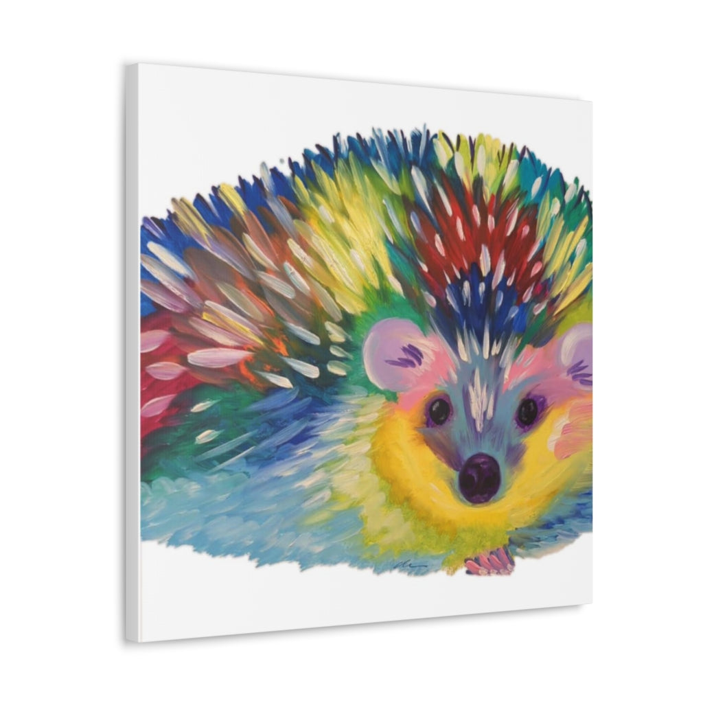 Pop Hedgehog Canvas Gallery Wraps