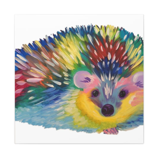 Pop Hedgehog Canvas Gallery Wraps