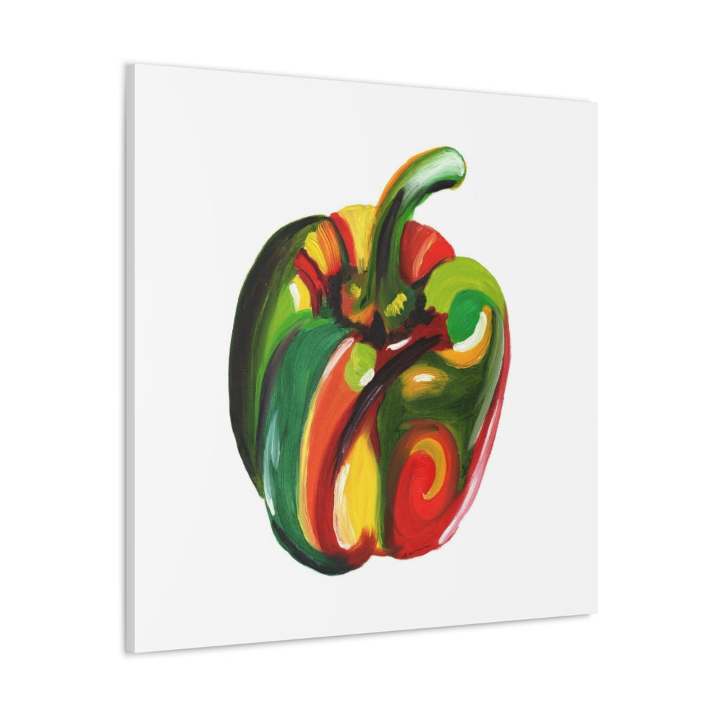 Pop Pepper Green Canvas Gallery Wraps