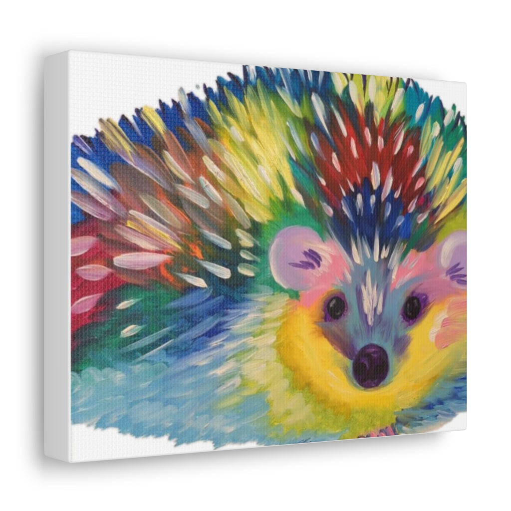 Pop Hedgehog Canvas Gallery Wraps